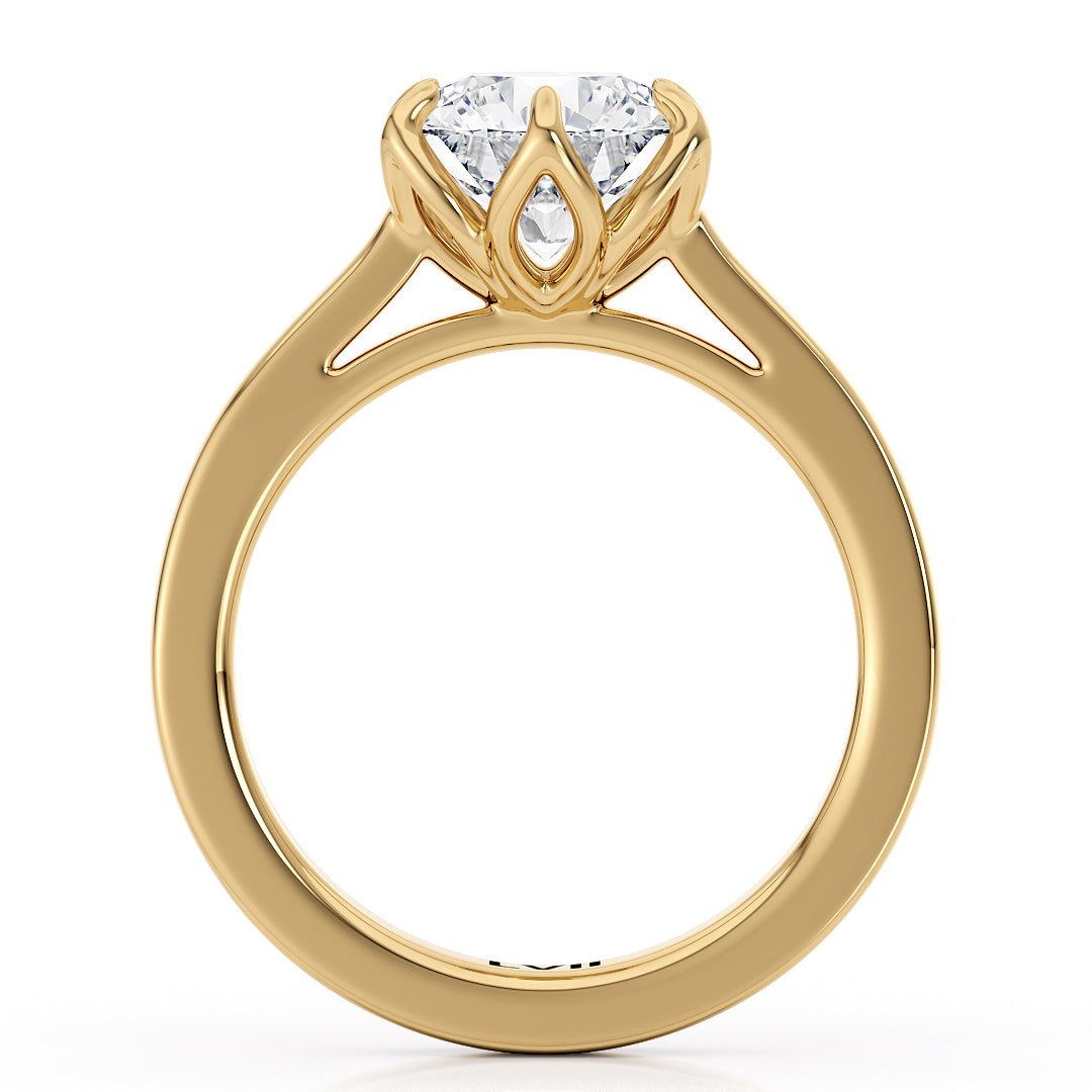 Vintage - Style Engagement Rings Lab Diamonds - The Regal RingEngagement RingLVII Fine Jewelry