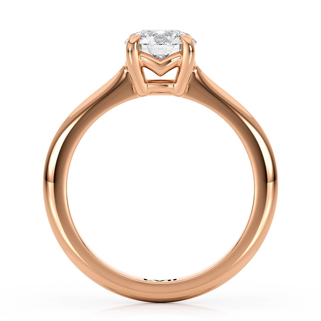 Vintage Style Engagement Rings Round Lab Grown Diamonds - The Eloise RingEngagement RingLVII Fine Jewelry