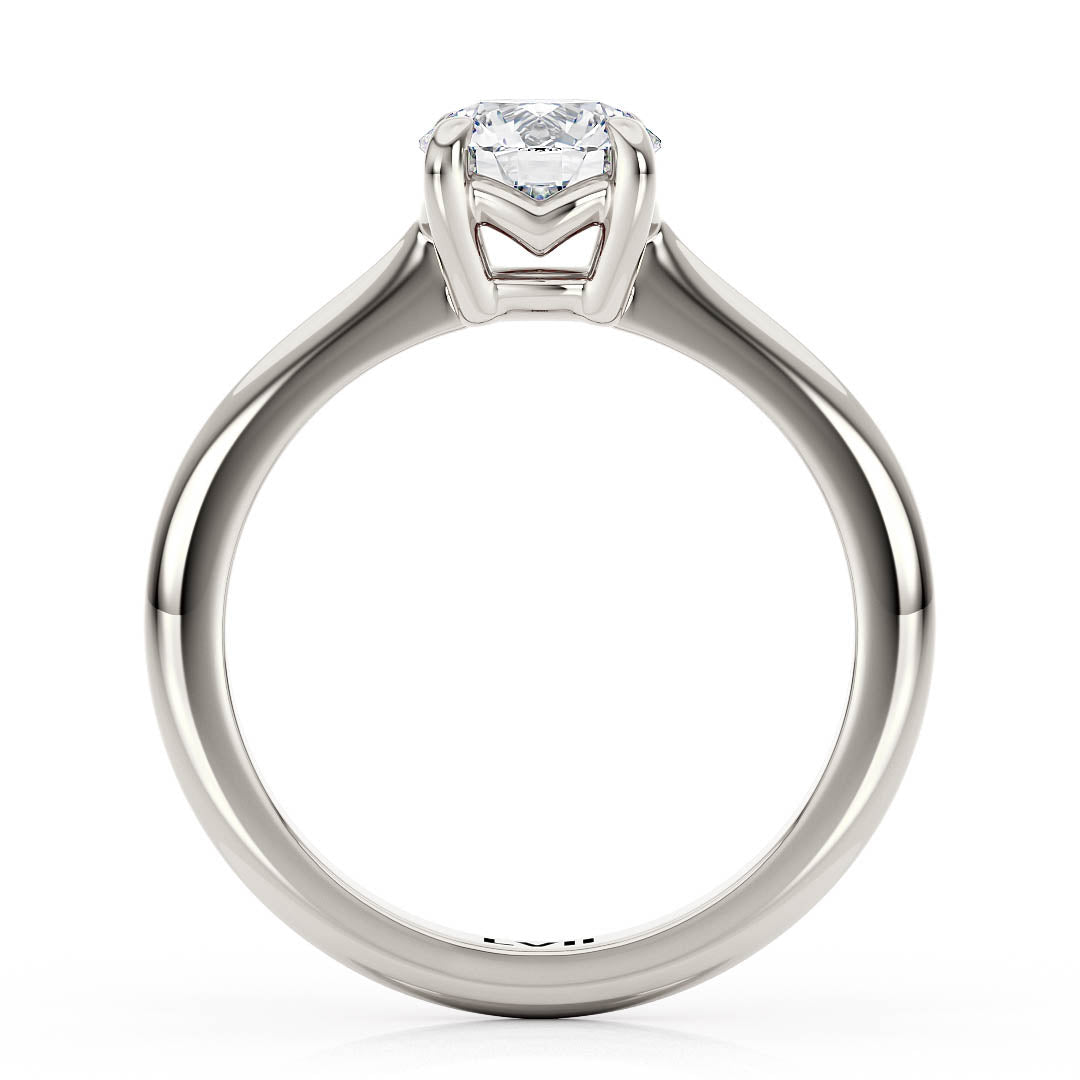 Vintage Style Engagement Rings Round Lab Grown Diamonds - The Eloise RingEngagement RingLVII Fine Jewelry