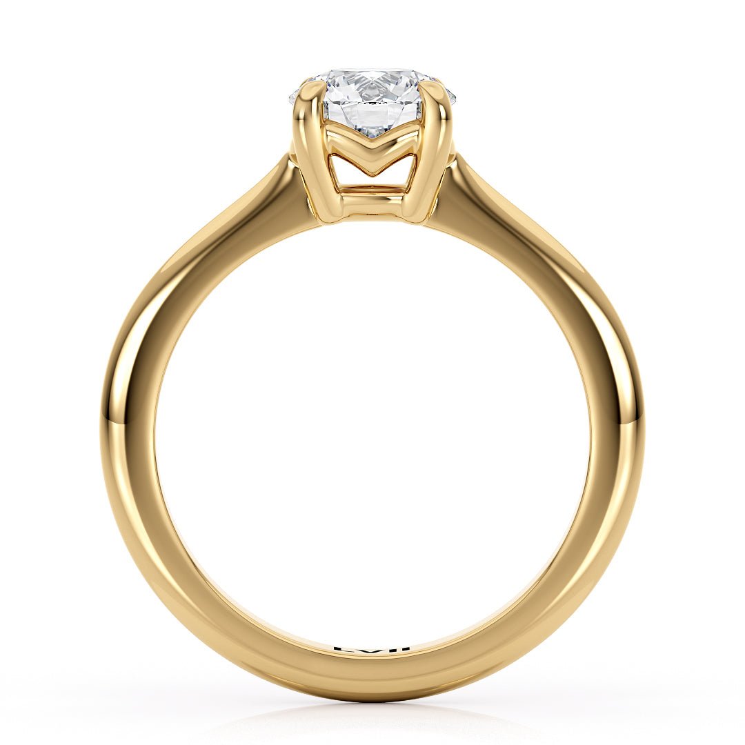 Vintage Style Engagement Rings Round Lab Grown Diamonds - The Eloise RingEngagement RingLVII Fine Jewelry