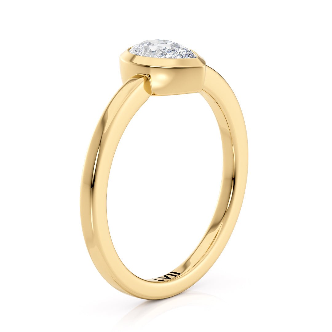 Dainty Artisan Vintage Lab Diamond Rings - The Giselle RingEngagement RingLVII Fine Jewelry