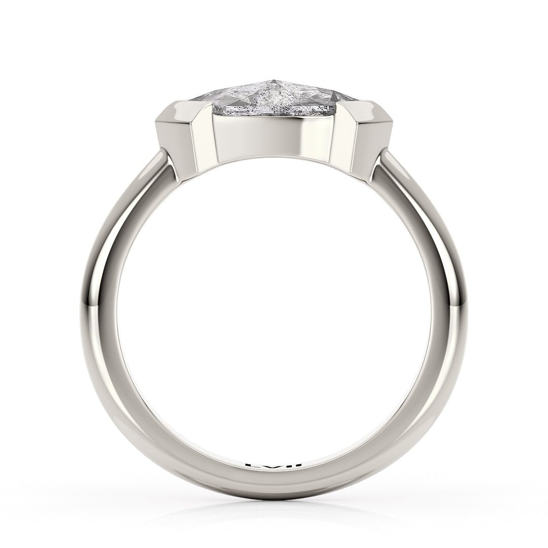 East West Marquise Diamond Engagement Ring - The Rosemary RingEngagement RingLVII Fine Jewelry