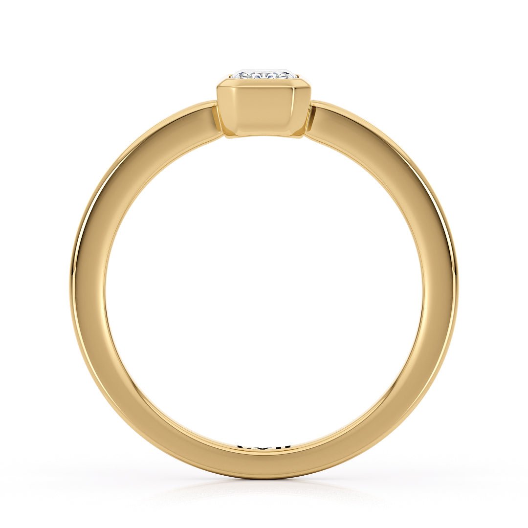 Emerald Cut Solitaire Engagement Ring - The Rosamund RingEngagement RingLVII Fine Jewelry