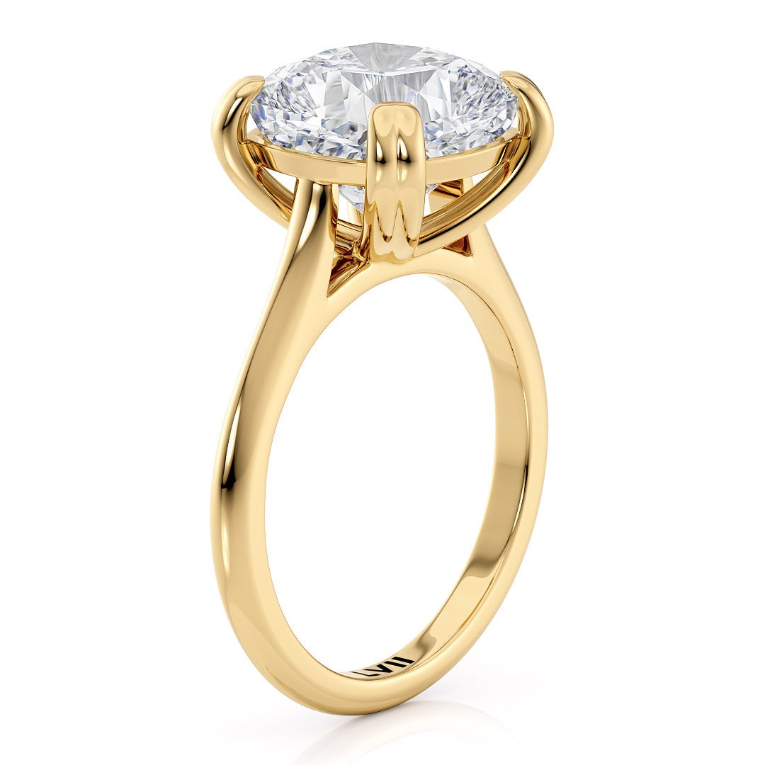 Lab Created Diamond Rings Cushion Cut Diamond Engagement Ring - The Mystique RingEngagement RingLVII Fine Jewelry