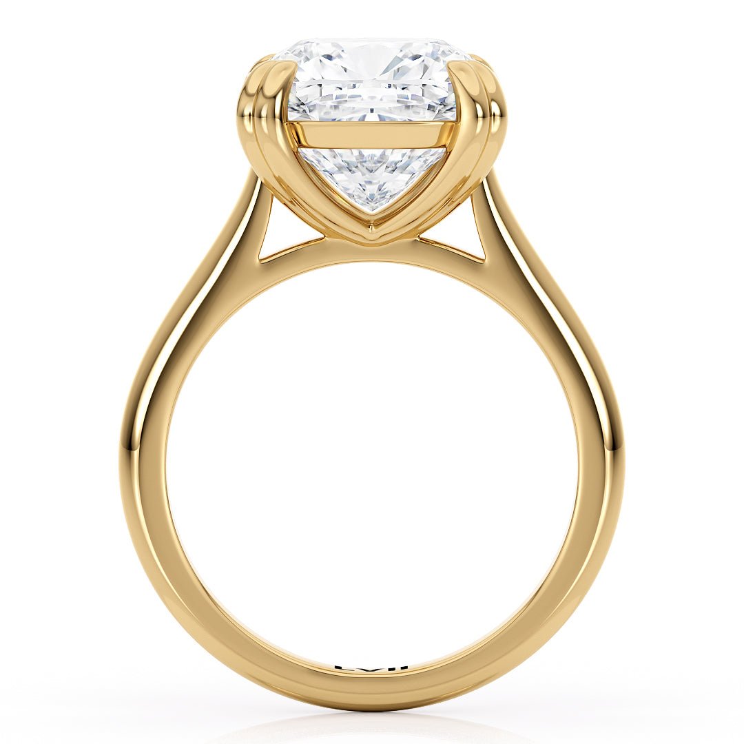 Lab Created Diamond Rings Cushion Cut Diamond Engagement Ring - The Mystique RingEngagement RingLVII Fine Jewelry