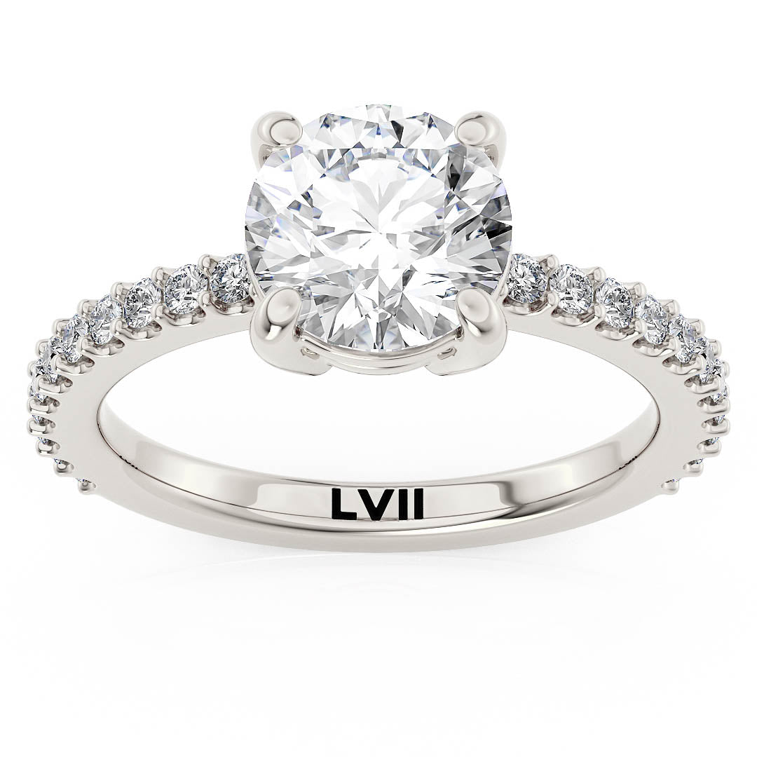 Lab Diamond Ring | Ethically Designed, Radiant Vintage Reverence - The Isla RingLVII Fine Jewelry