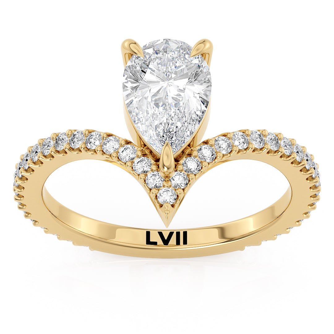Lab Diamond Rings | Ethical Sparkle, Vintage Allure - The Rosalind RingLVII Fine Jewelry