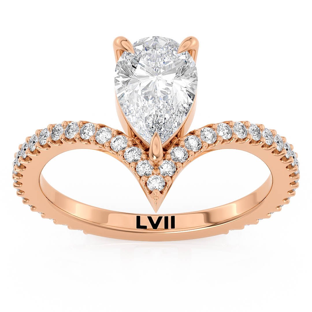 Lab Diamond Rings | Ethical Sparkle, Vintage Allure - The Rosalind RingLVII Fine Jewelry