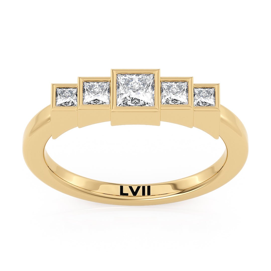 Lab Grown Diamond Rings Art Deco Engagement Rings - The Imogen RingEngagement RingLVII Fine Jewelry