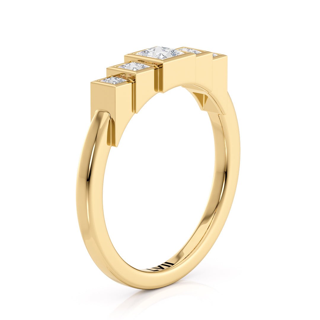Lab Grown Diamond Rings Art Deco Engagement Rings - The Imogen RingEngagement RingLVII Fine Jewelry