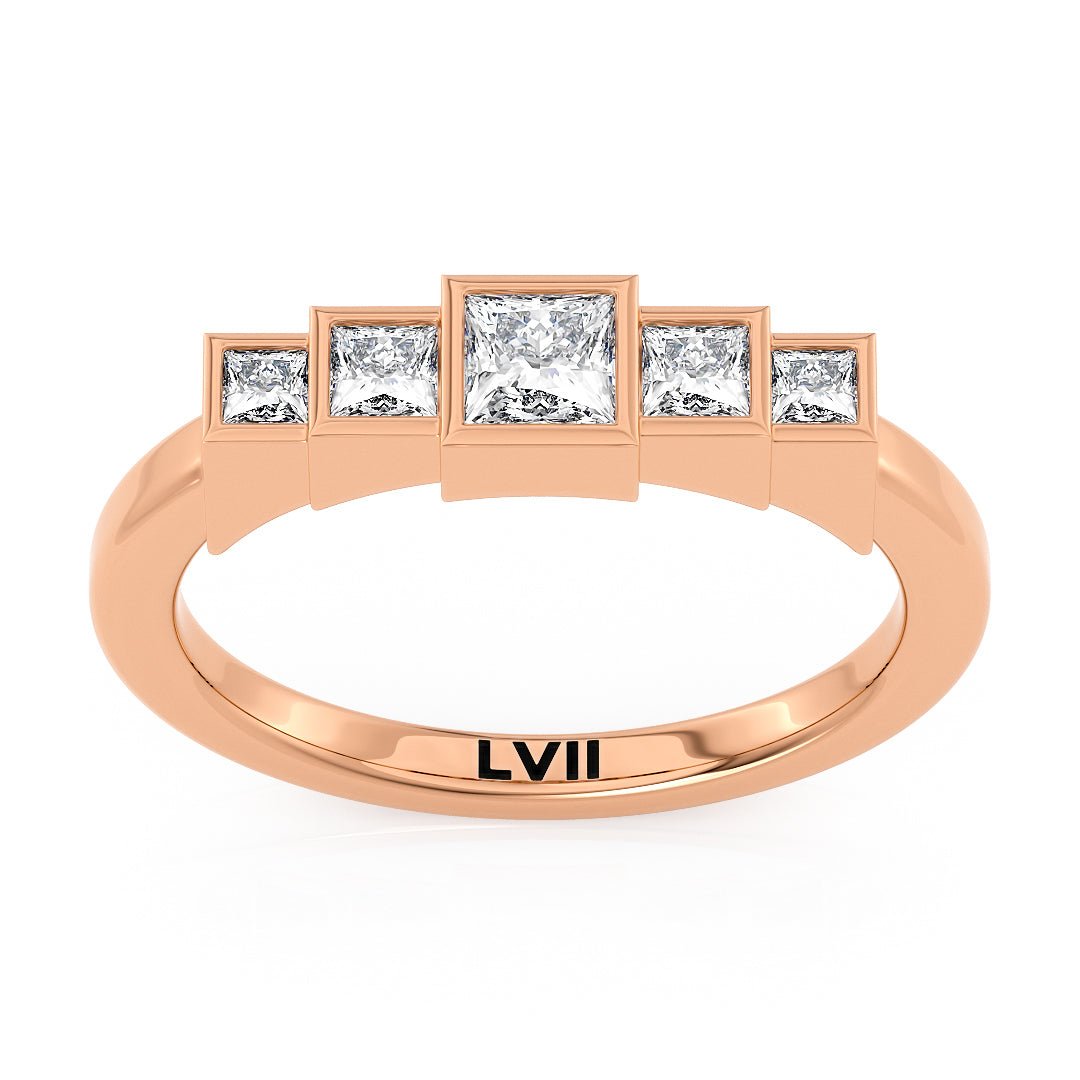 Lab Grown Diamond Rings Art Deco Engagement Rings - The Imogen RingEngagement RingLVII Fine Jewelry