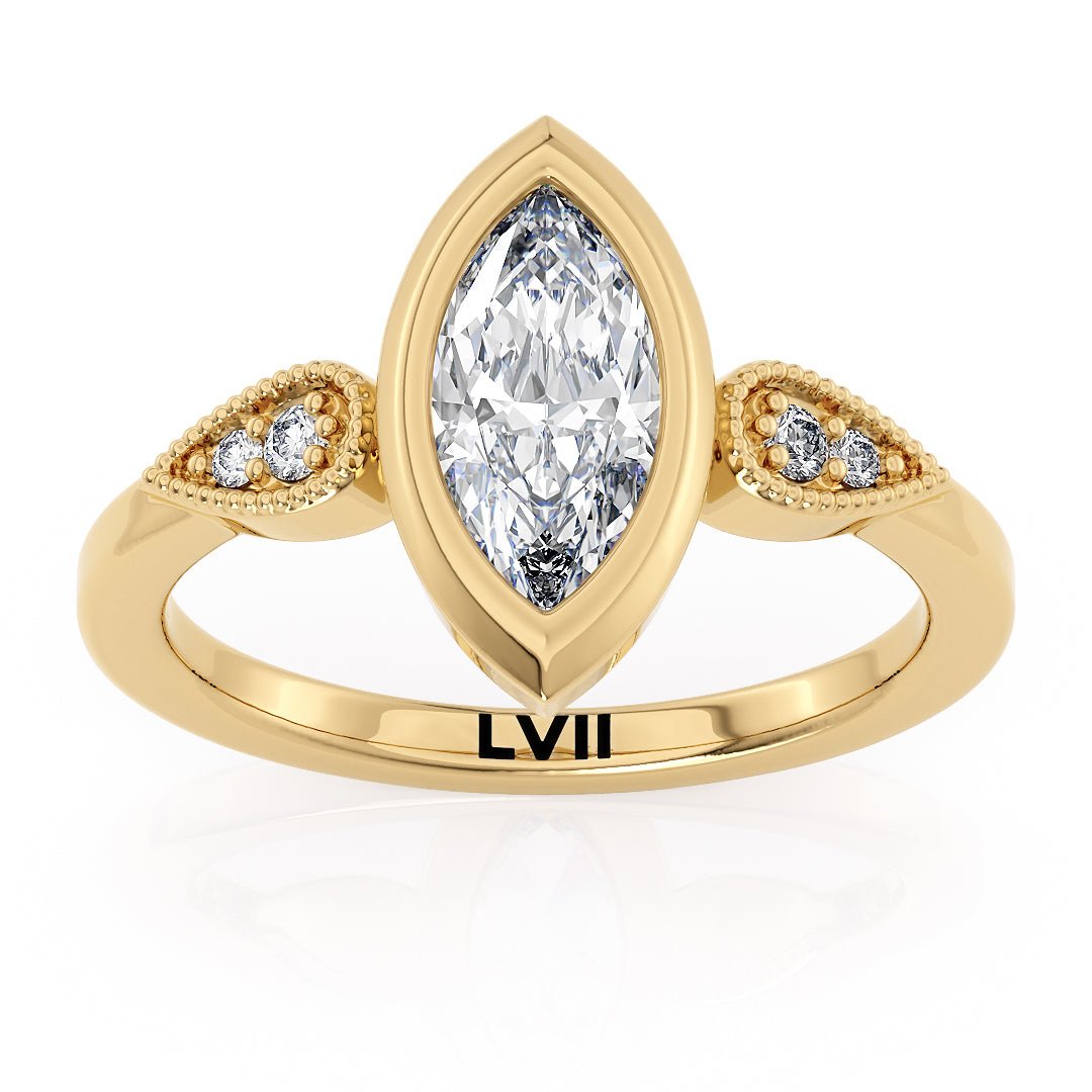 Marquise Cut DiamondEngagement Ring - The Beatrice RingLVII Fine Jewelry