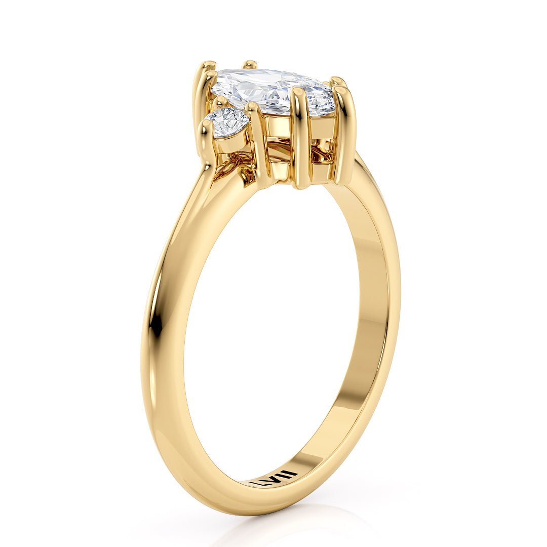 Marquise Diamond Engagemet Ring - The Fisk RingLVII Fine Jewelry