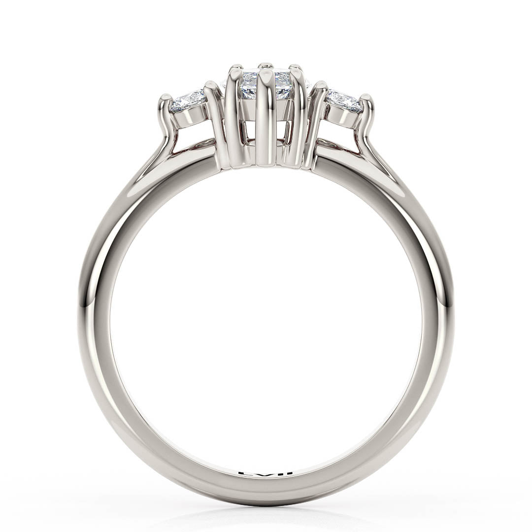 Marquise Diamond Engagemet Ring - The Fisk RingLVII Fine Jewelry