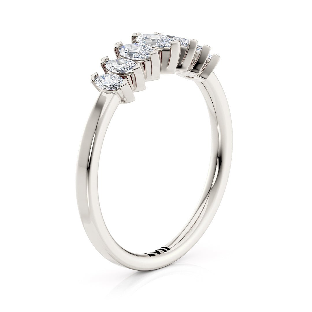 Marquise Diamond Ring Vintage - Style Wedding Bands for Her - The Berlin Wedding BandWedding BandLVII Fine Jewelry