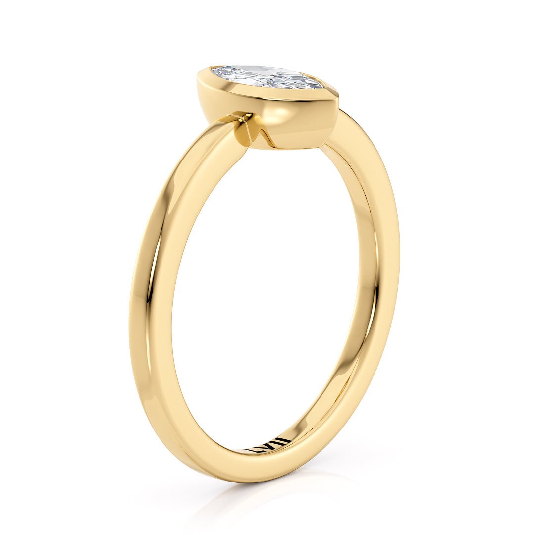 Marquise Diamond Vintage Engagement Ring - The Mirabelle RingEngagement RingLVII Fine Jewelry