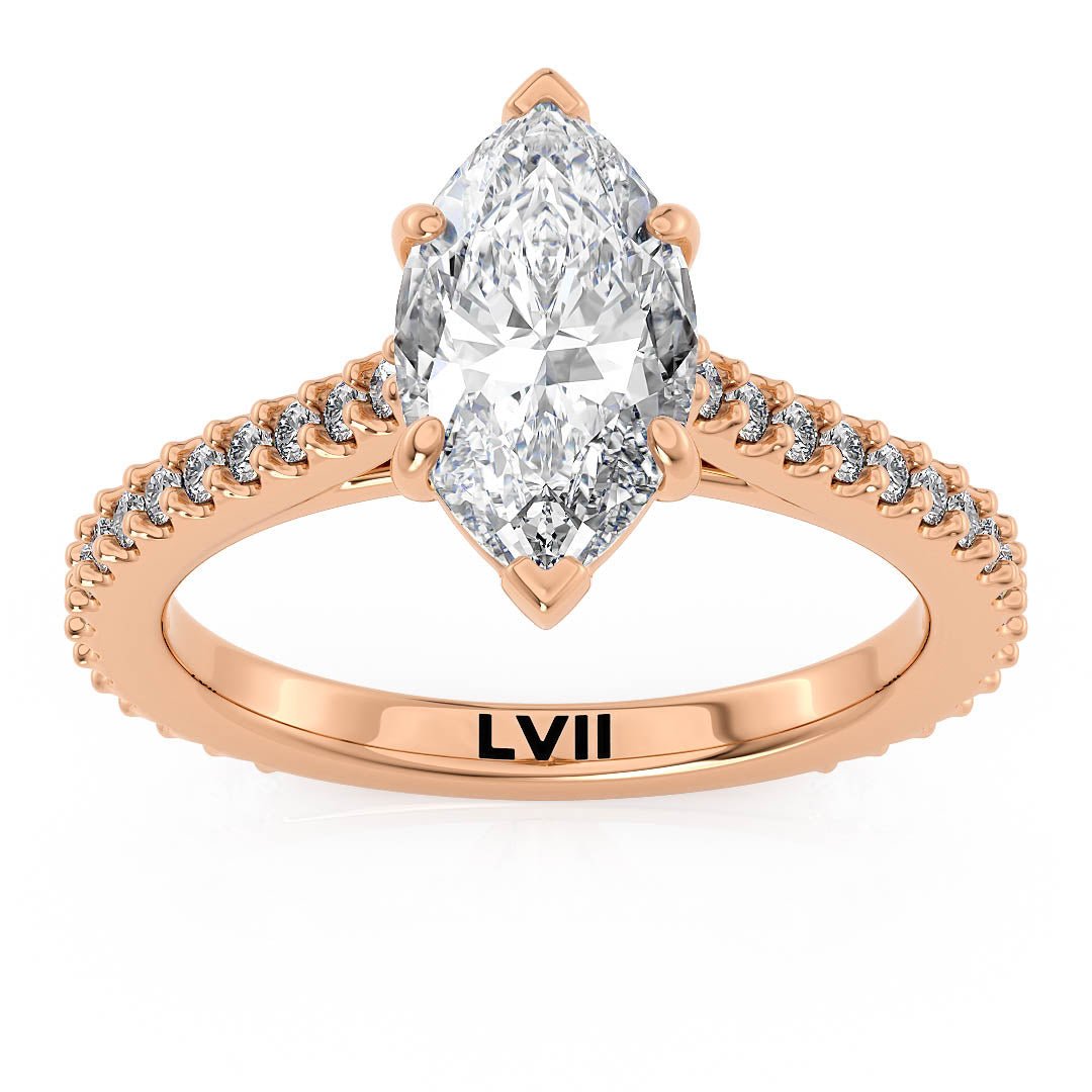 Marquise Engagement Ring - The Grace RingLVII Fine Jewelry