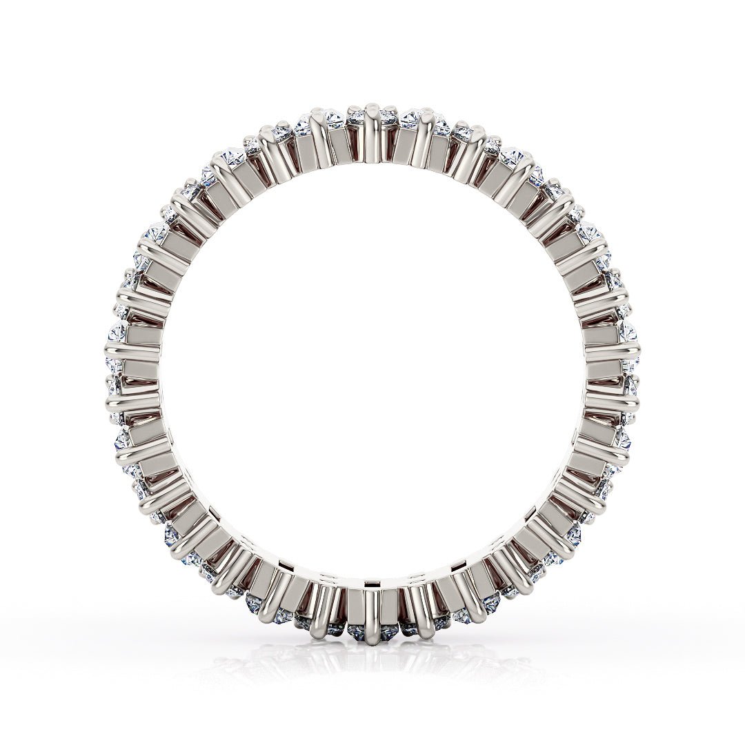 Mixed Cut Vintage - Inspired Women's Eternity Band with Lab - Grown Diamonds - The Santorini Wedding BandWedding BandLVII Fine Jewelry