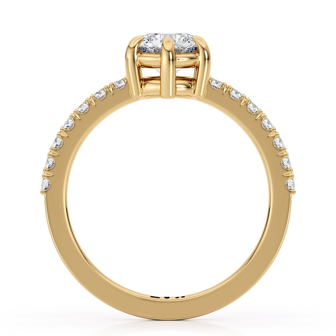Six Prong Lab Grown Diamond Engagement Ring - The Juliette RingLVII Fine Jewelry