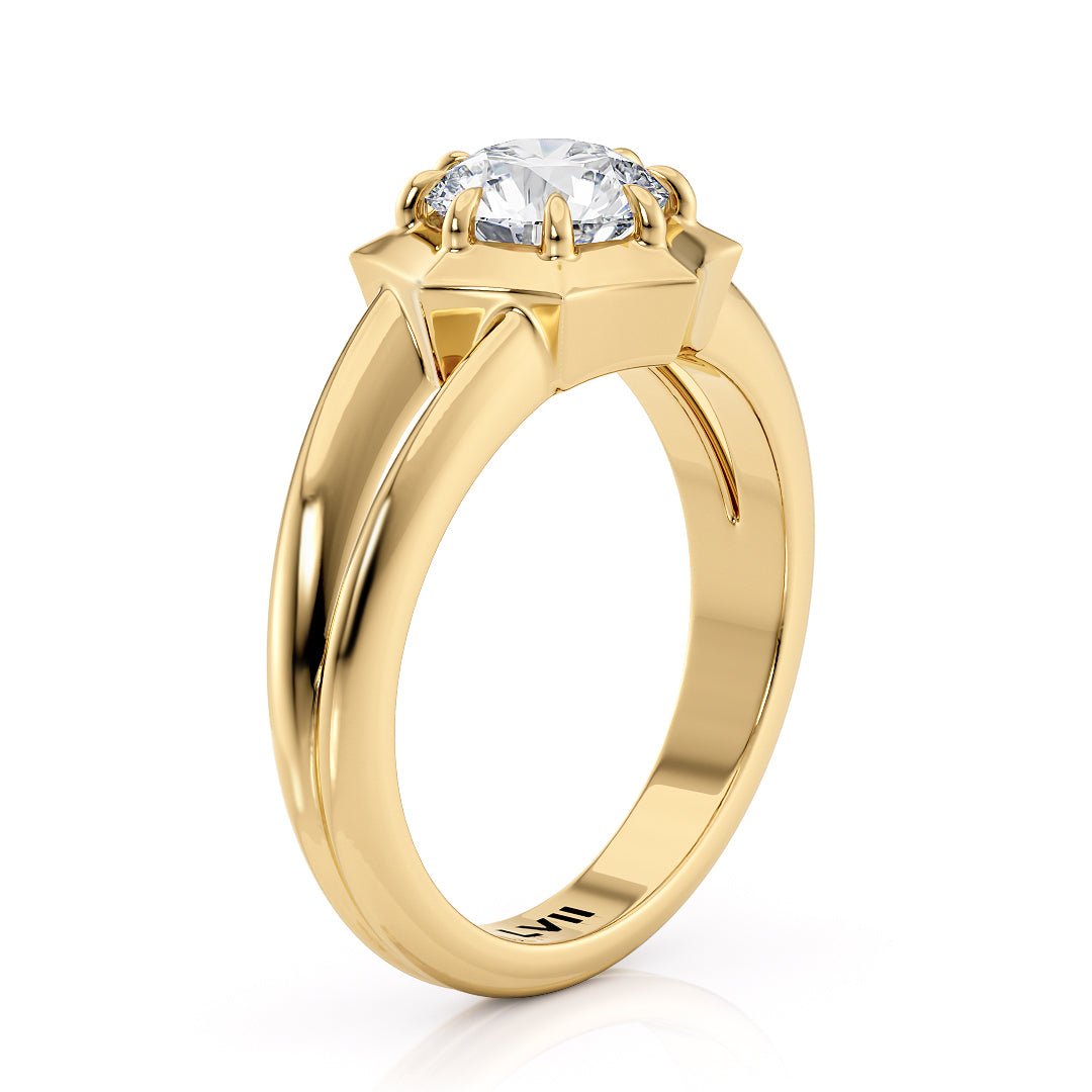 Spiderweb Diamond Engagement Ring - The Charlotte RingLVII Fine Jewelry