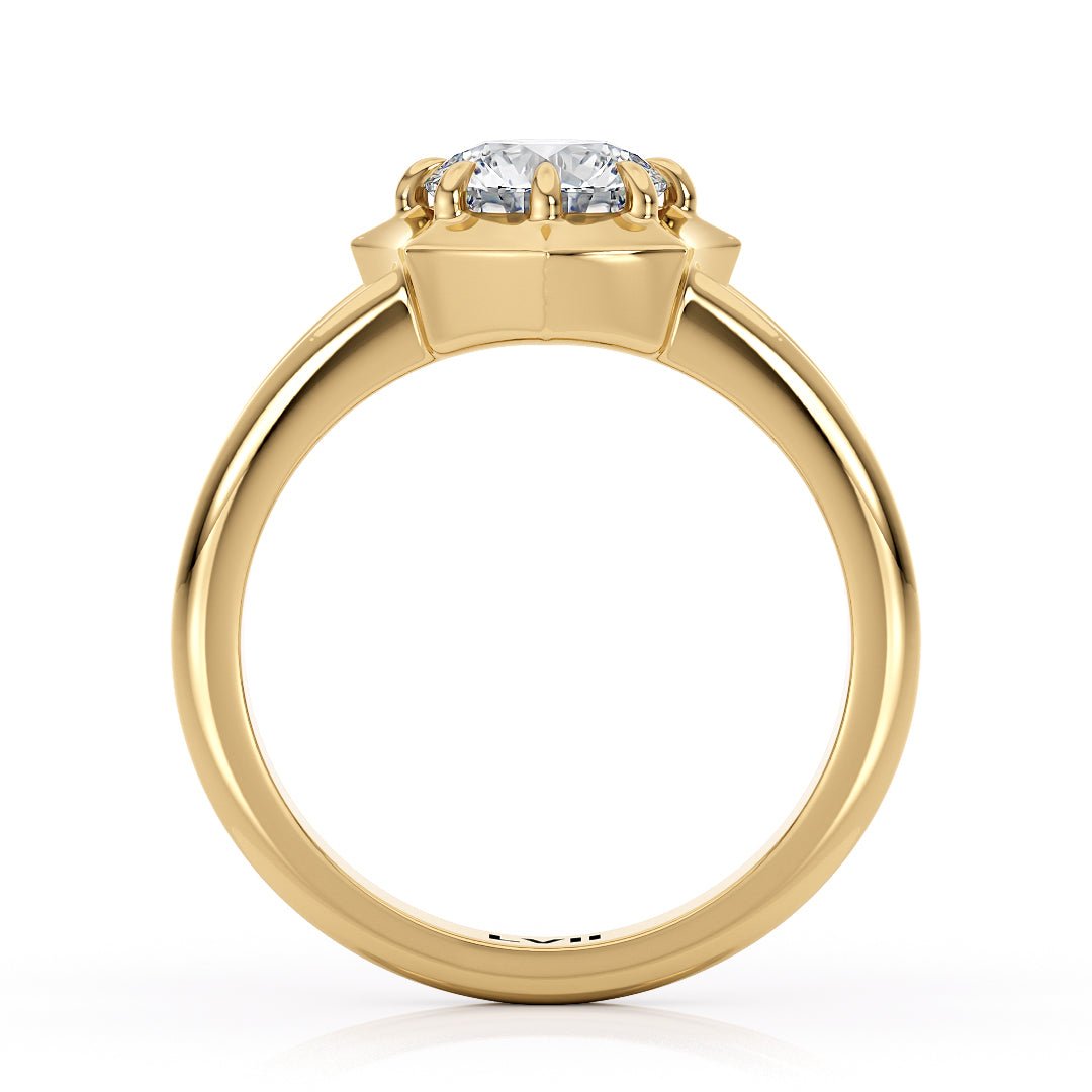 Spiderweb Diamond Engagement Ring - The Charlotte RingLVII Fine Jewelry