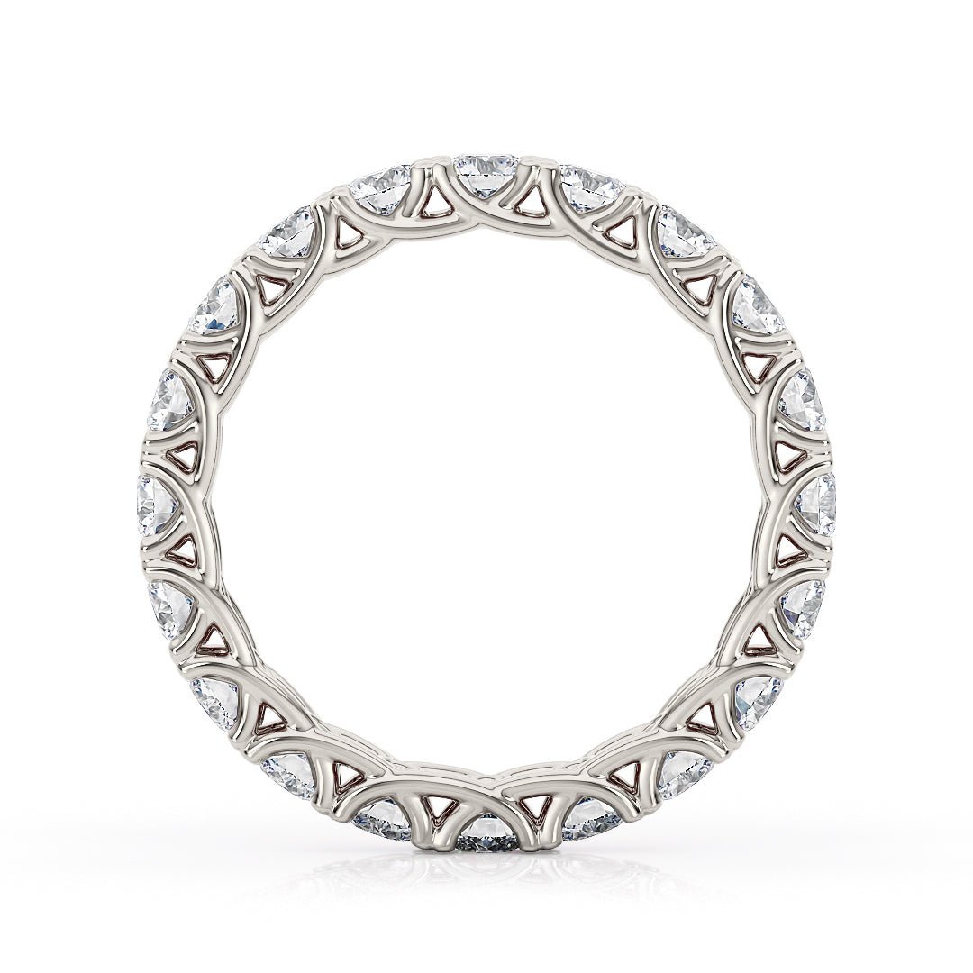 Trellis Eternity Wedding Band with Lab - Grown Diamonds - The Capri Wedding BandWedding BandLVII Fine Jewelry