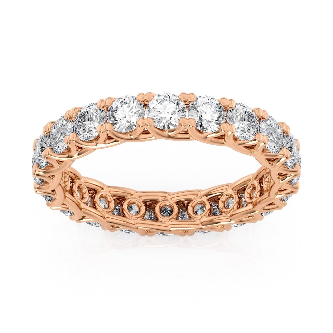 Trellis Eternity Wedding Band with Lab - Grown Diamonds - The Capri Wedding BandWedding BandLVII Fine Jewelry