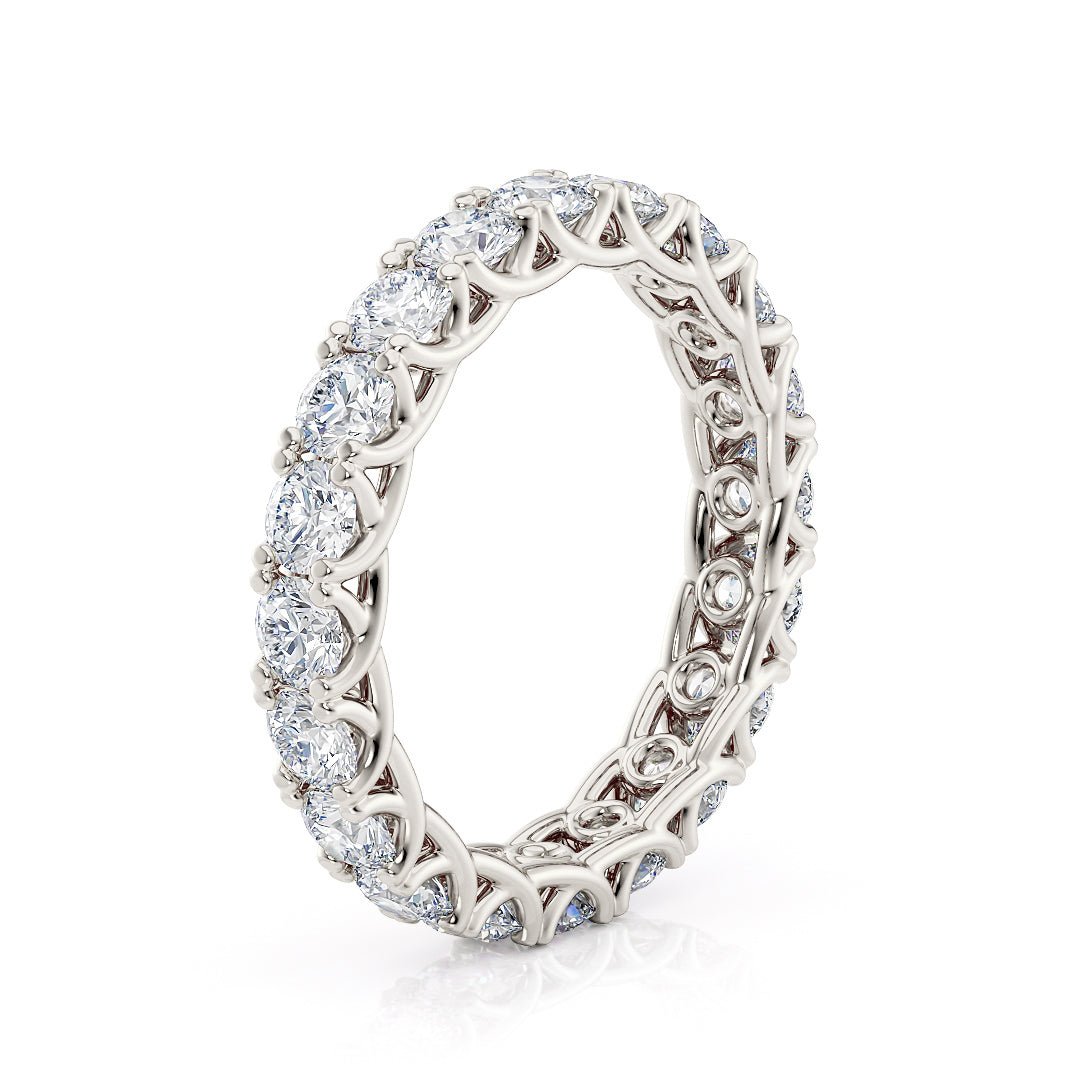 Trellis Eternity Wedding Band with Lab - Grown Diamonds - The Capri Wedding BandWedding BandLVII Fine Jewelry