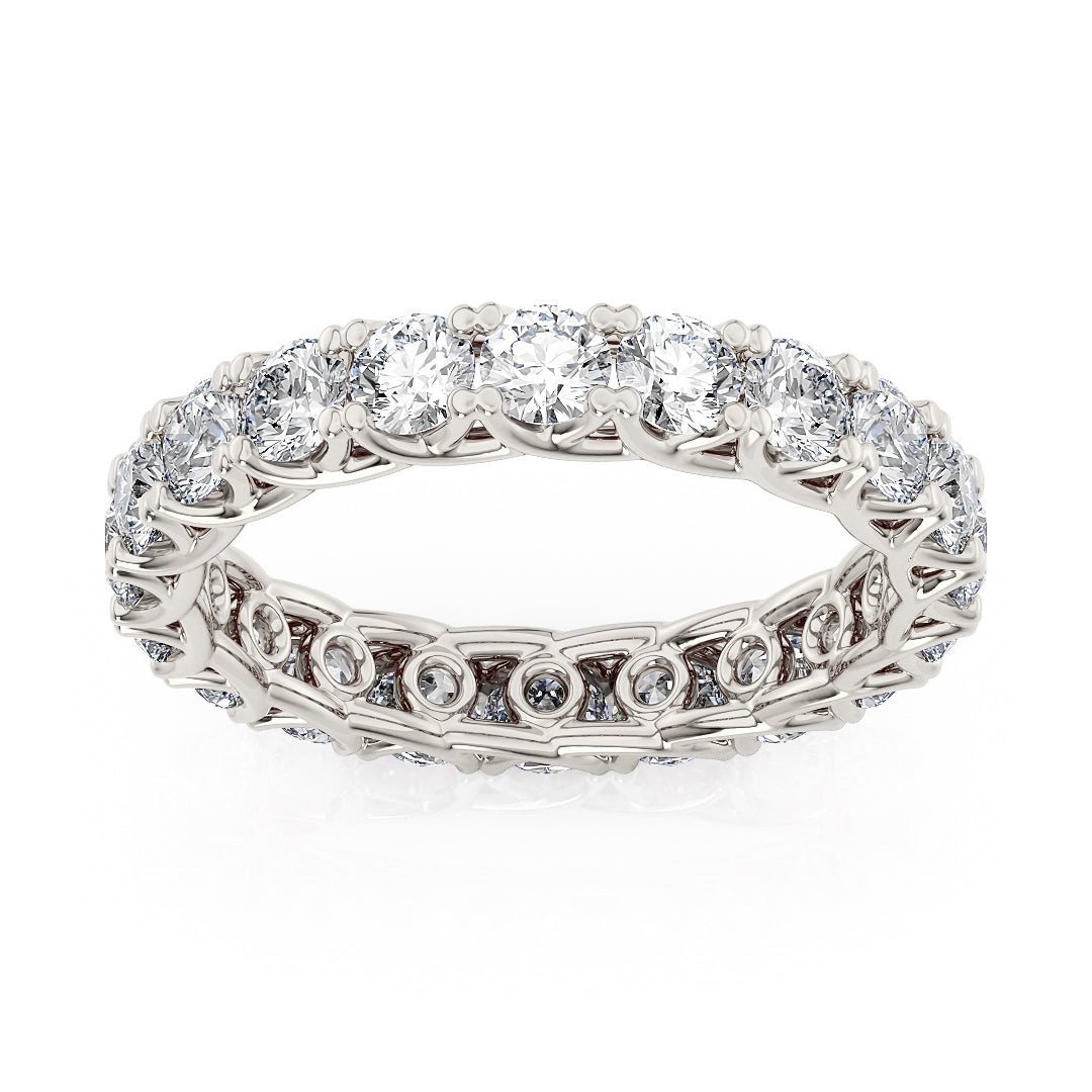 Trellis Eternity Wedding Band with Lab - Grown Diamonds - The Capri Wedding BandWedding BandLVII Fine Jewelry