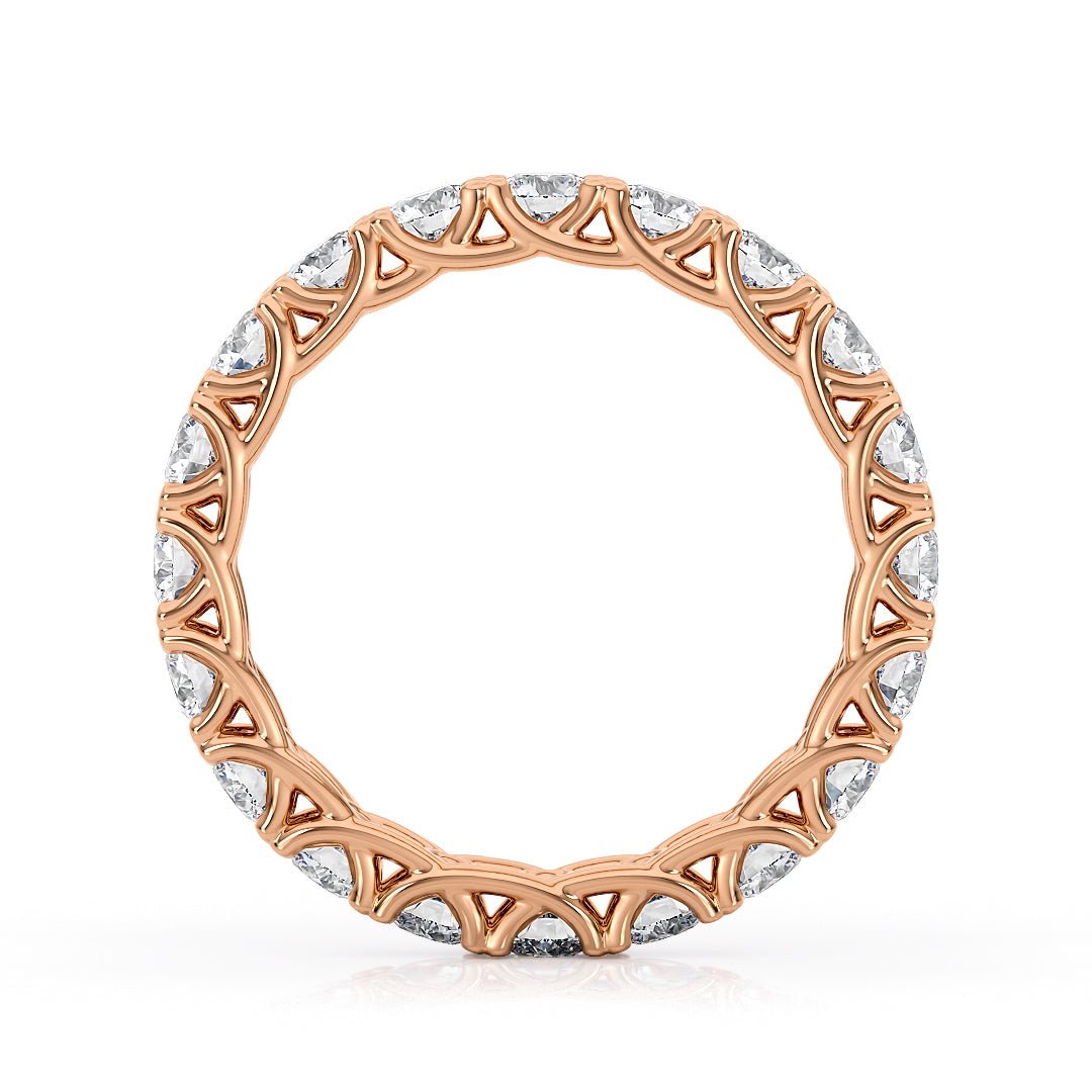 Trellis Eternity Wedding Band with Lab - Grown Diamonds - The Capri Wedding BandWedding BandLVII Fine Jewelry