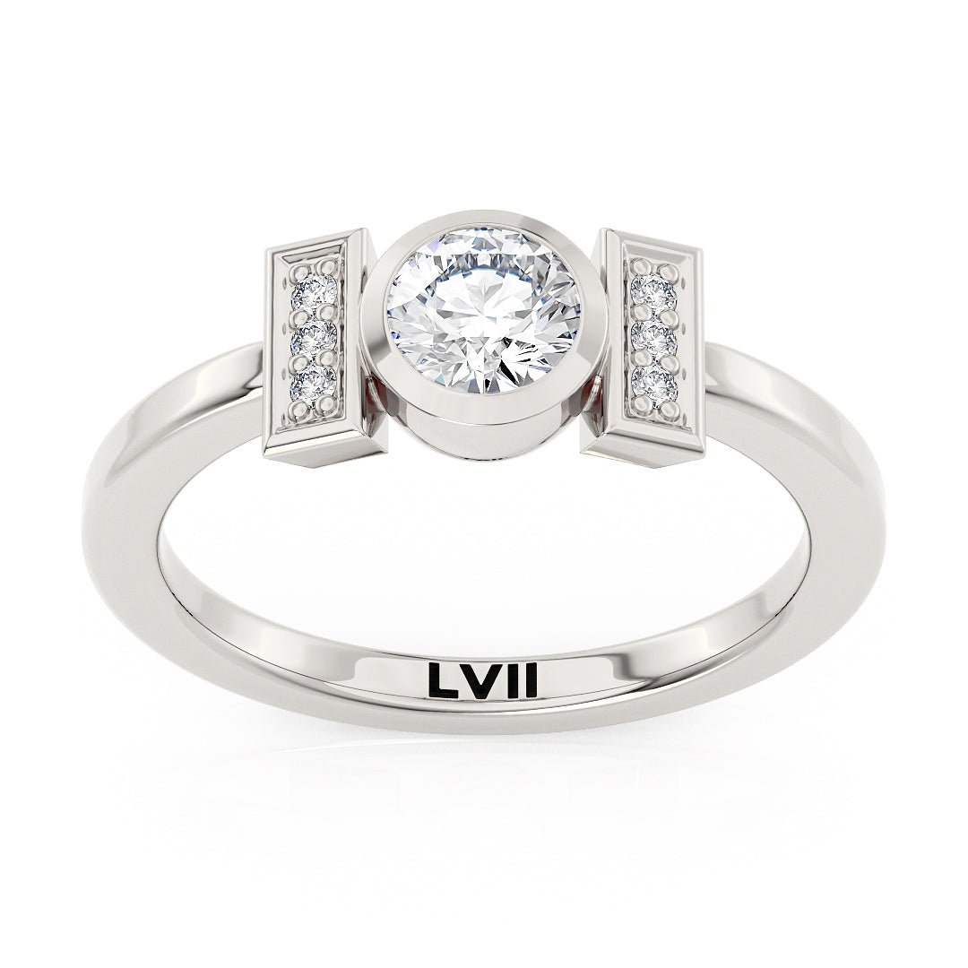 Unique Engagement Rings Lab Grown Diamonds - The Evangeline RingEngagement RingLVII Fine Jewelry