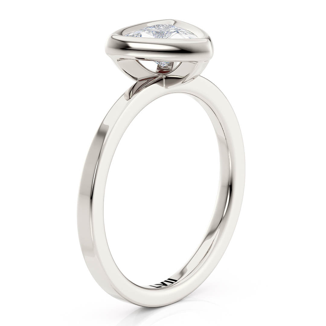 Unique Engagement Rings Trillion Lab Grown Diamond Ring | Vintage - Inspired Beauty - The Elara RingEngagement RingLVII Fine Jewelry