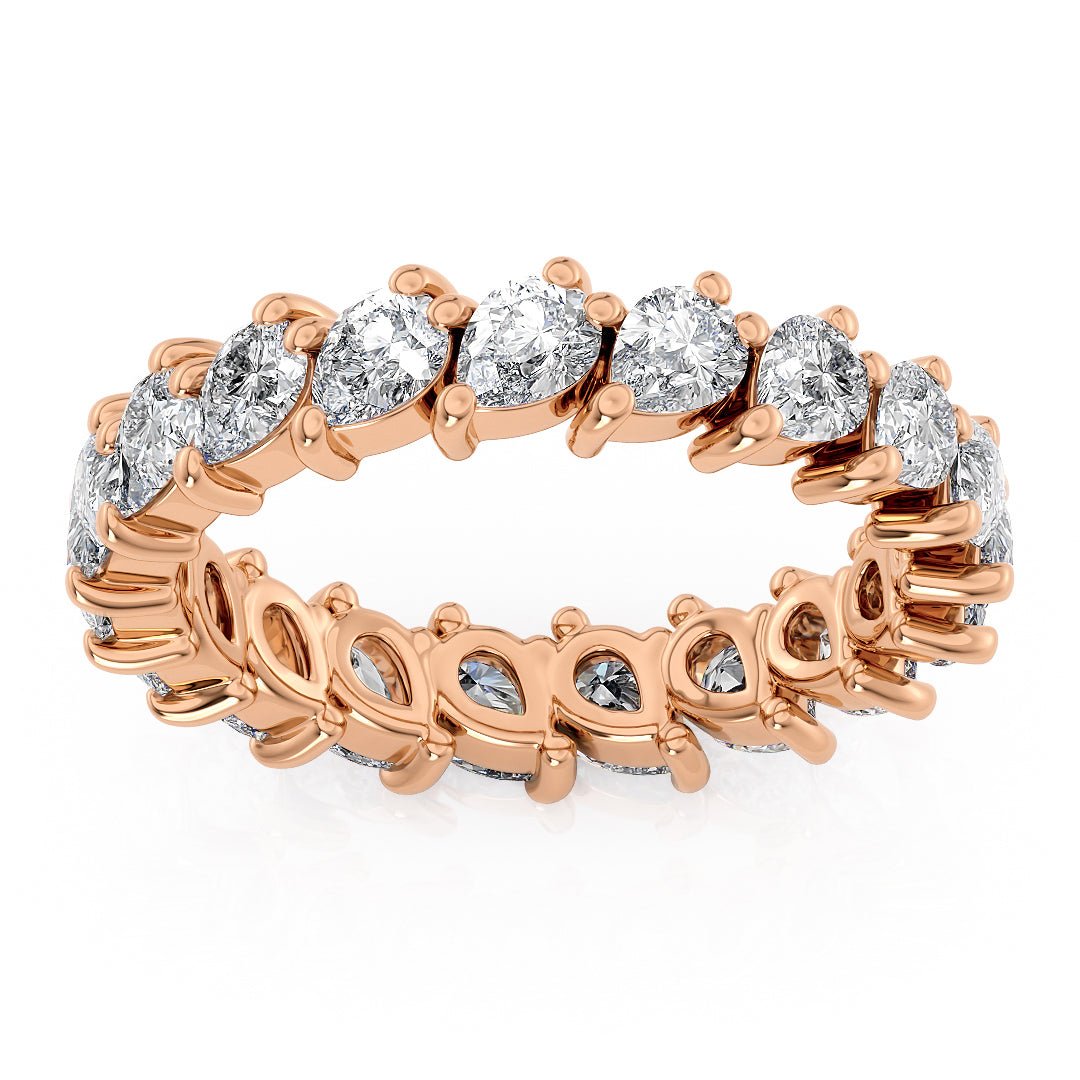 Vintage - Inspired Women's Eternity Band with Lab - Grown Diamonds - The Kyoto Wedding BandWedding BandLVII Fine Jewelry