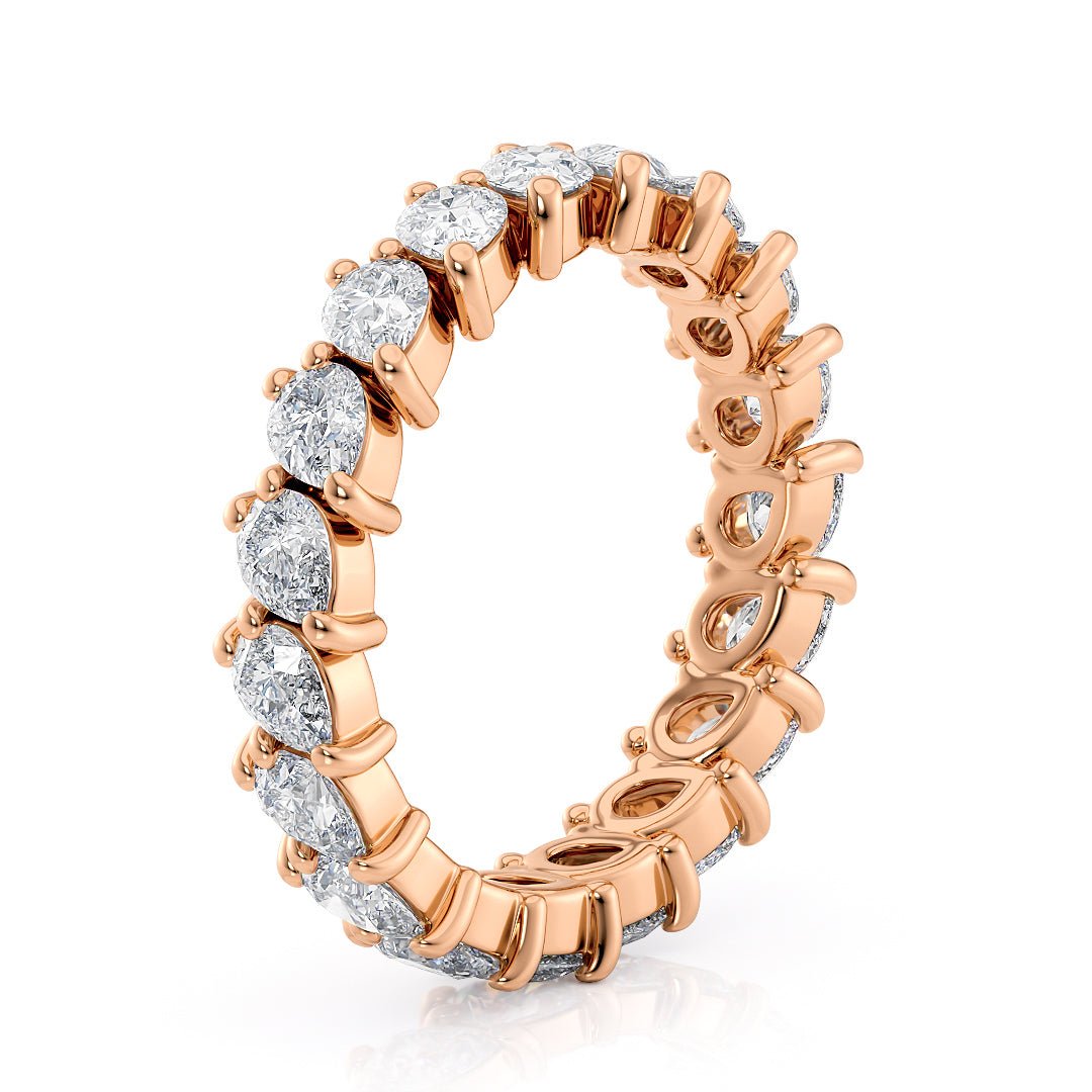 Vintage - Inspired Women's Eternity Band with Lab - Grown Diamonds - The Kyoto Wedding BandWedding BandLVII Fine Jewelry