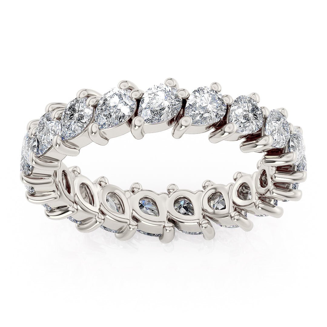 Vintage - Inspired Women's Eternity Band with Lab - Grown Diamonds - The Kyoto Wedding BandWedding BandLVII Fine Jewelry