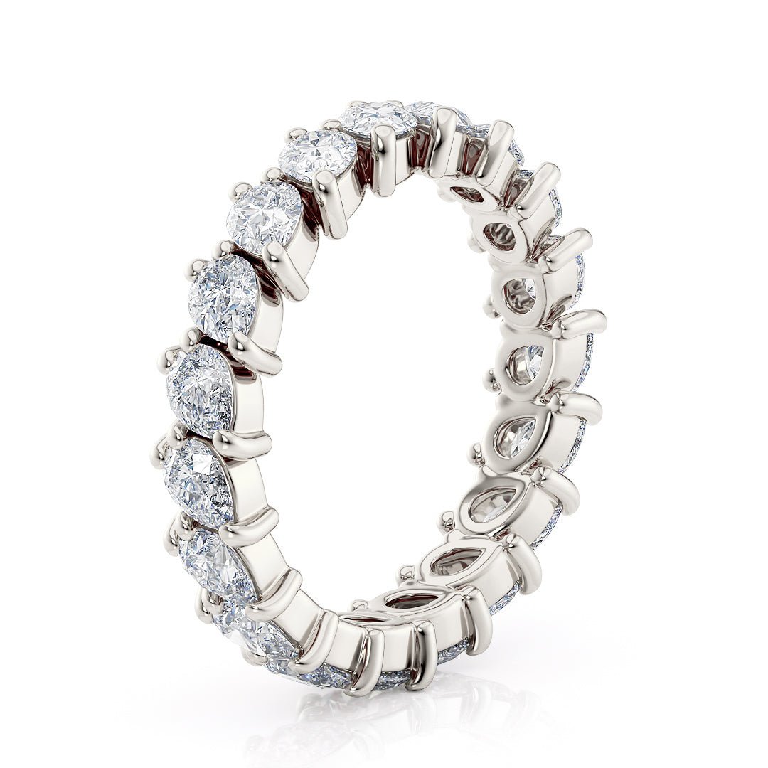 Vintage - Inspired Women's Eternity Band with Lab - Grown Diamonds - The Kyoto Wedding BandWedding BandLVII Fine Jewelry