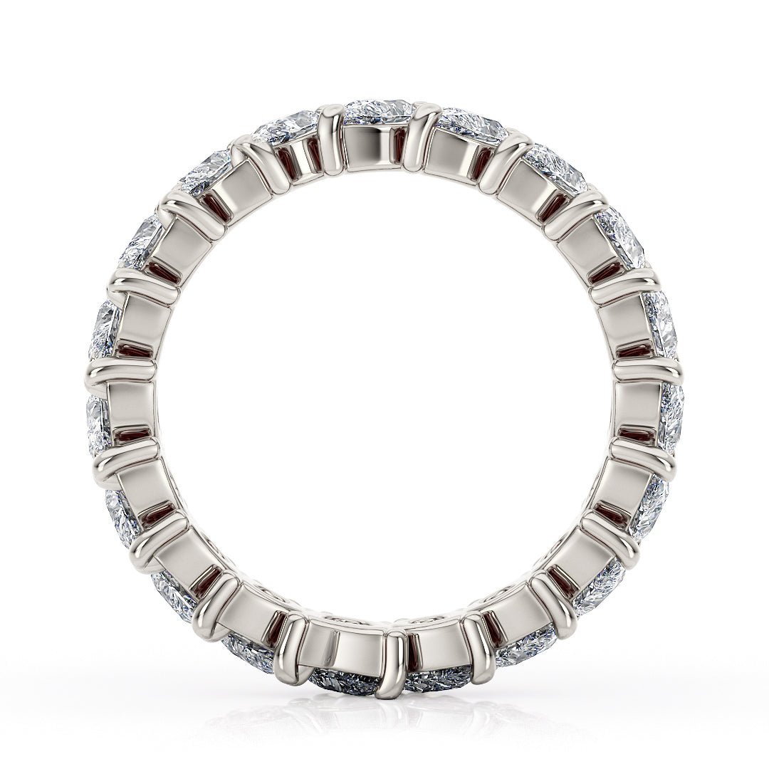 Vintage - Inspired Women's Eternity Band with Lab - Grown Diamonds - The Kyoto Wedding BandWedding BandLVII Fine Jewelry