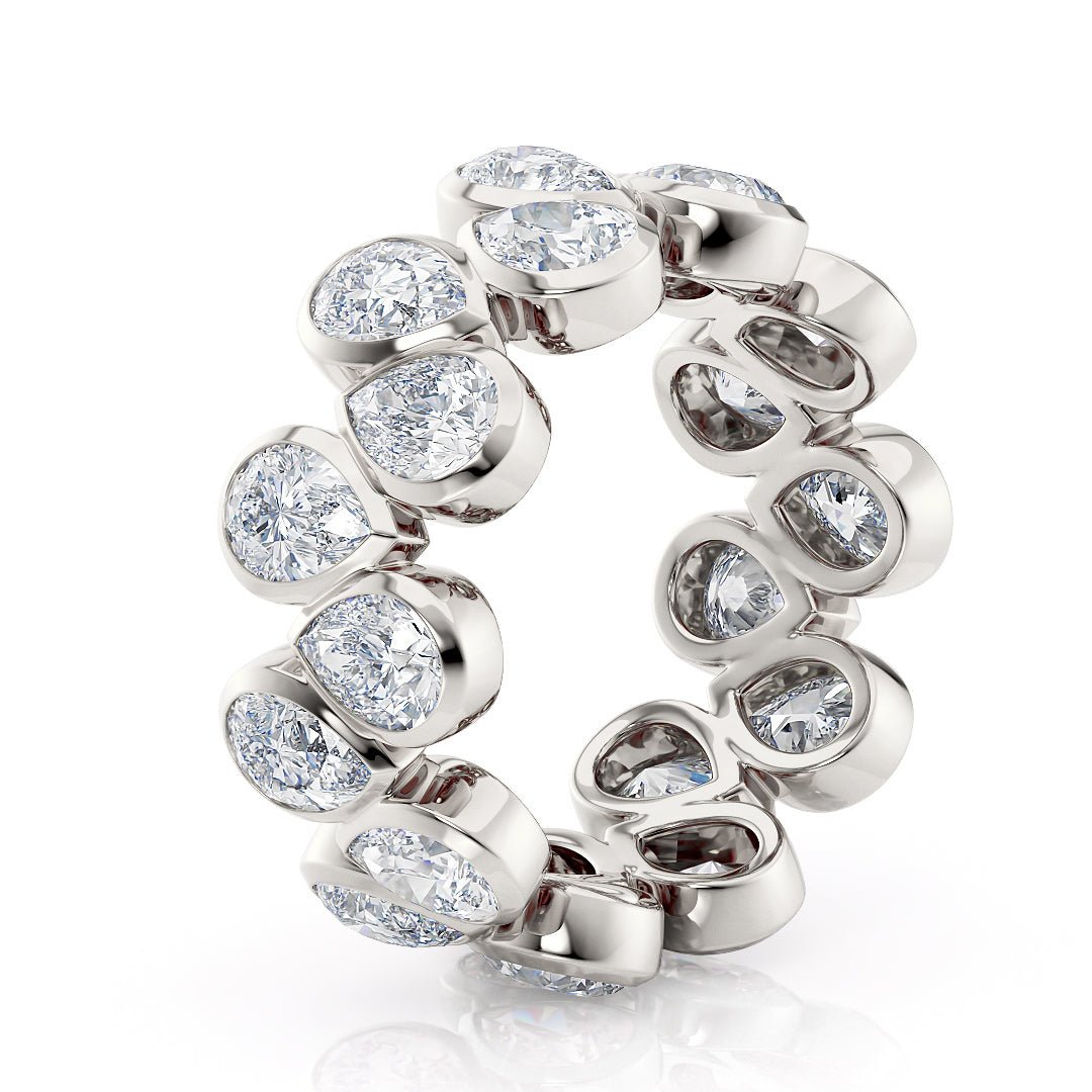 Vintage - Inspired Women's Wedding Bands with Lab - Grown Diamonds - The New York Wedding BandWedding BandLVII Fine Jewelry