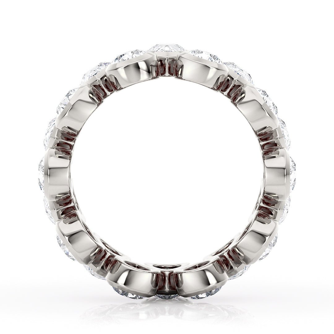 Vintage - Inspired Women's Wedding Bands with Lab - Grown Diamonds - The New York Wedding BandWedding BandLVII Fine Jewelry