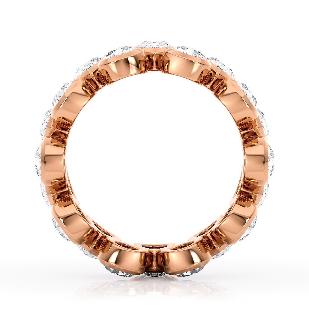 Vintage - Inspired Women's Wedding Bands with Lab - Grown Diamonds - The New York Wedding BandWedding BandLVII Fine Jewelry