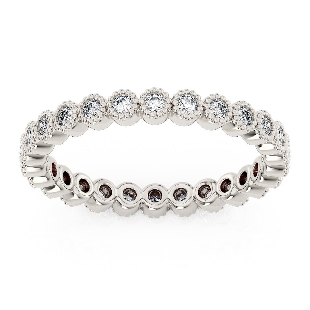 Vintage Style Diamond Eternity Band - The Prague Wedding BandWedding BandLVII Fine Jewelry